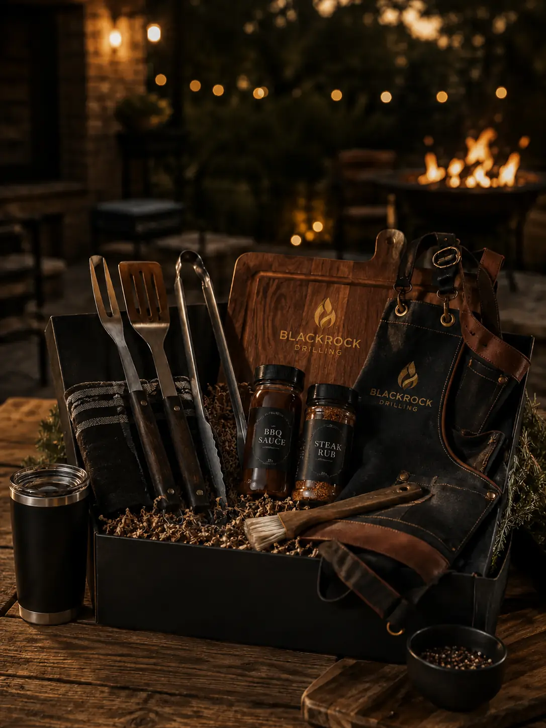 Premium grilling and outdoor gift set